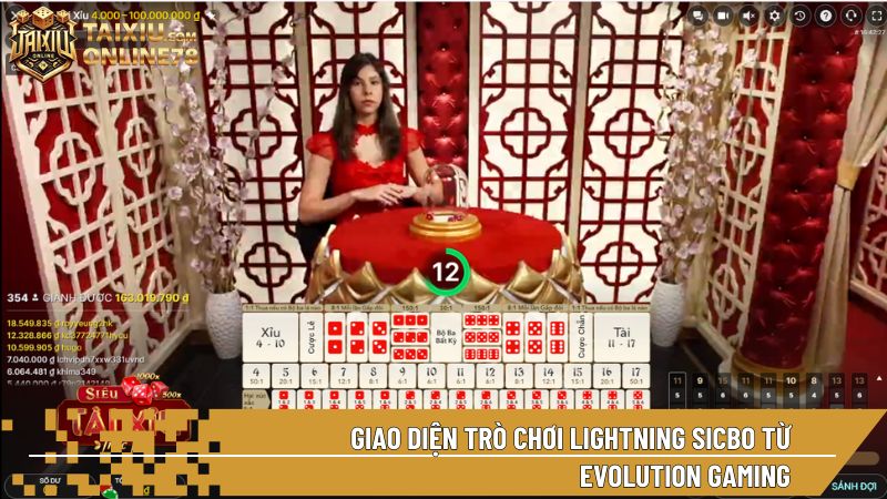 Lightning Sicbo mang lại cảm giác nghẹt thở với các hệ số nhân sét đánh lên tới x1000 lần
